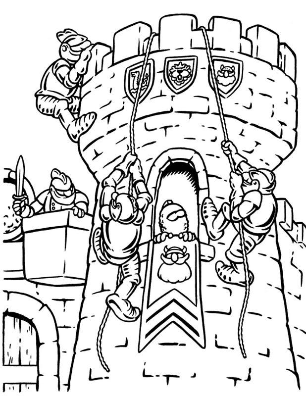 Rycerze kolorowanki